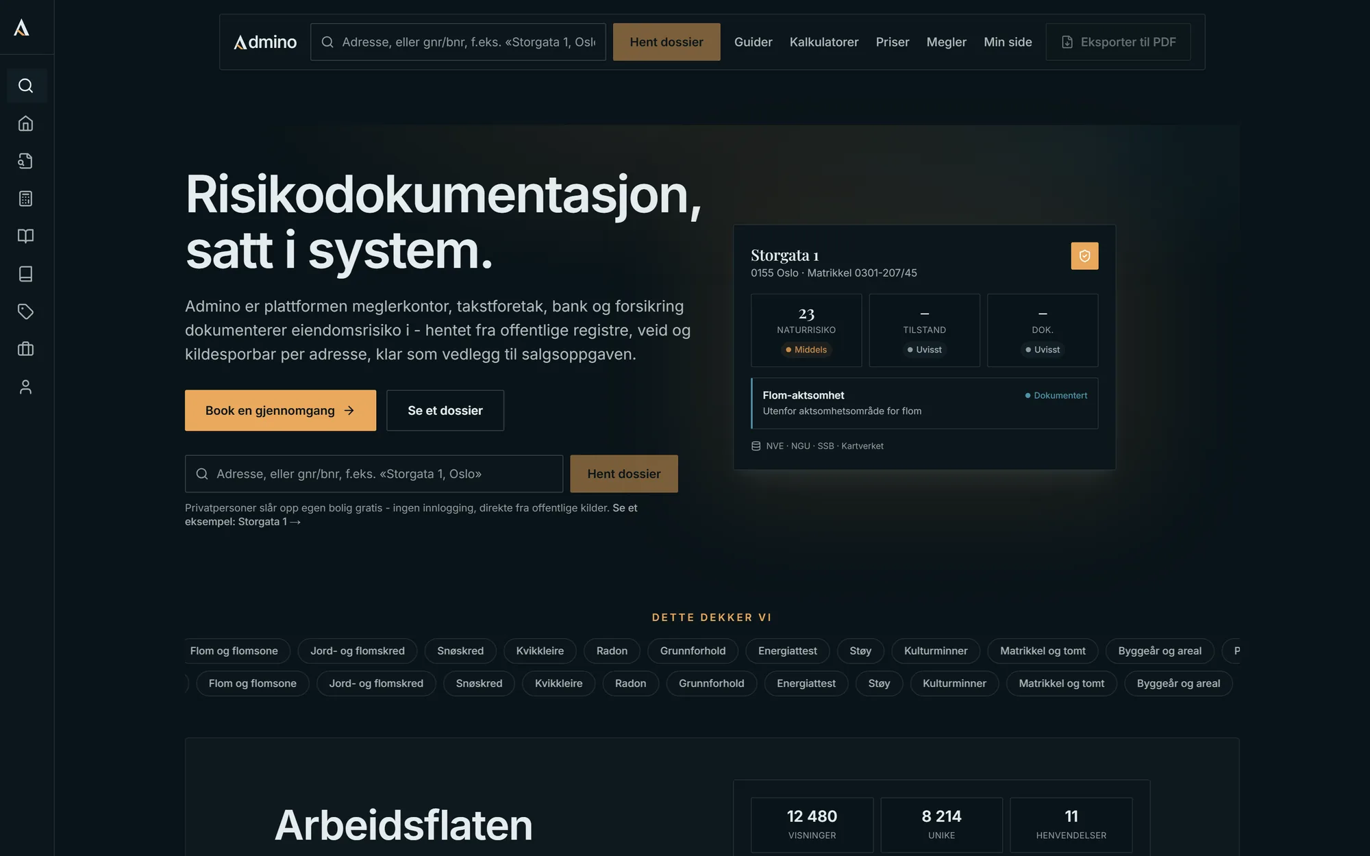 Admino — plattform