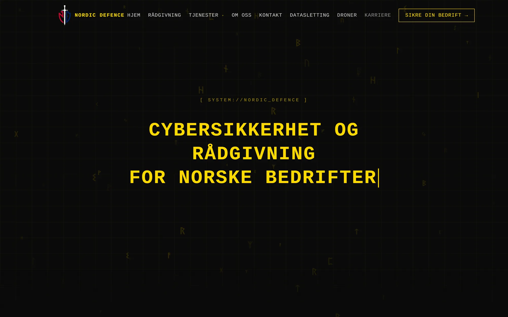 Nordic Defence — nettside