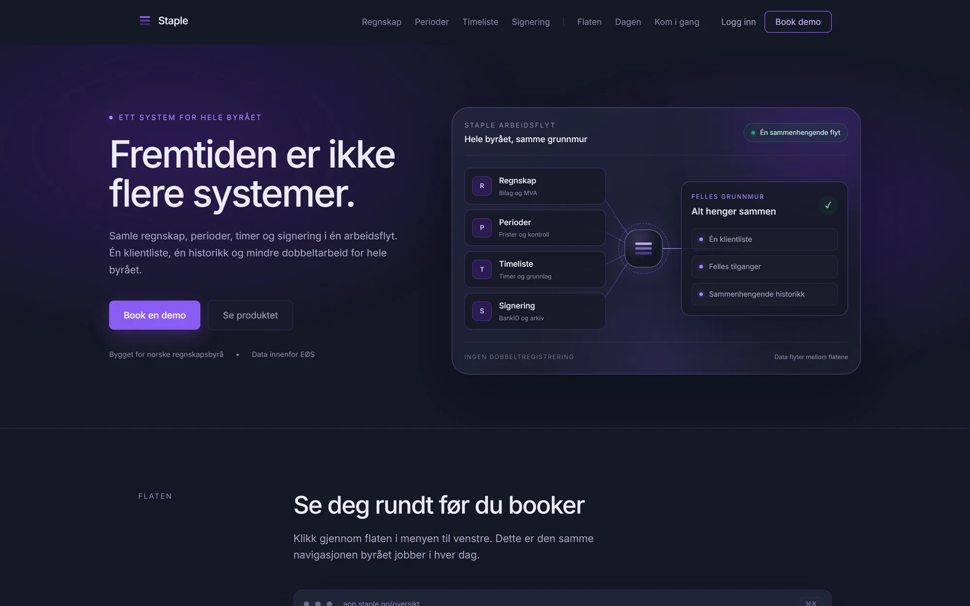 Staple — produktside
